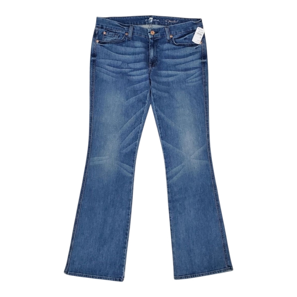 7 for all Mankind jeans woman's size 32 mid rise bootcut A pocket Designer
